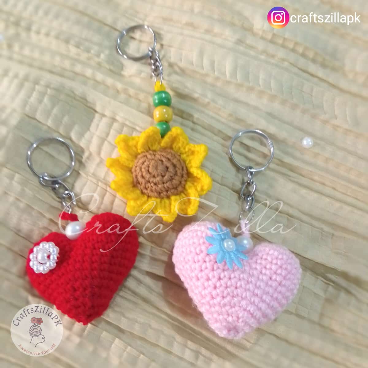 Assorted Crochet Keychain