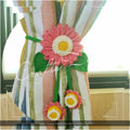Floral Crochet Curtain Tie