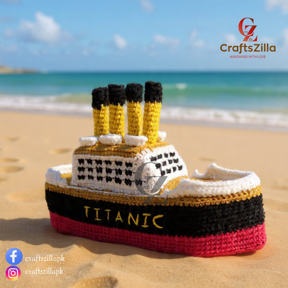 Crochet Titanic Ship