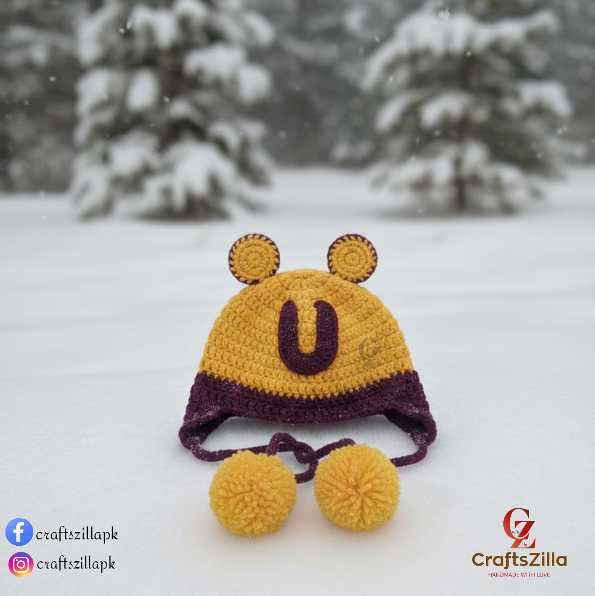 Crochet Customized Baby cap
