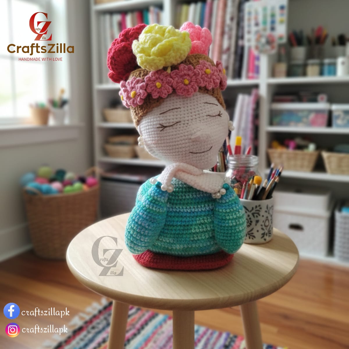 Custom Crochet Multipurpose Container