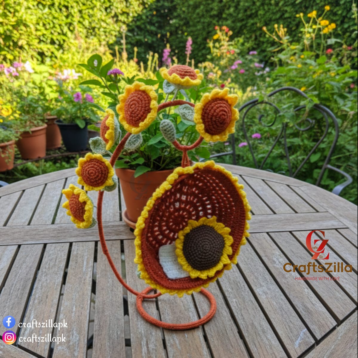 Crochet Flower Swing