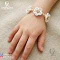 Handmade Floral Beaded Bracelet