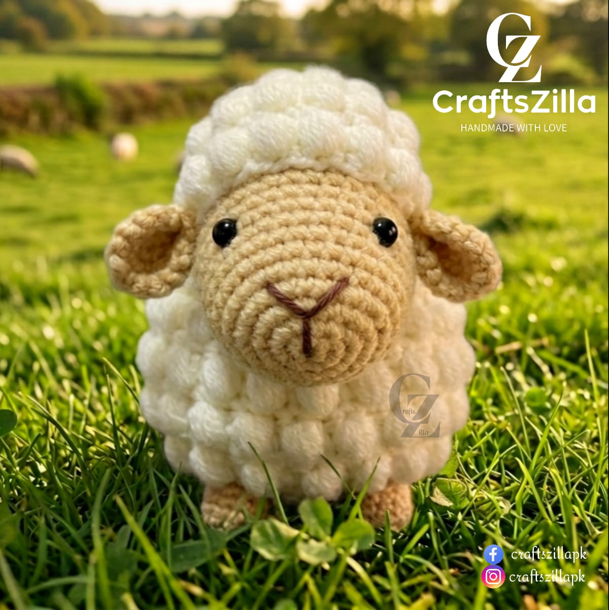 Crochet Cute Lamb