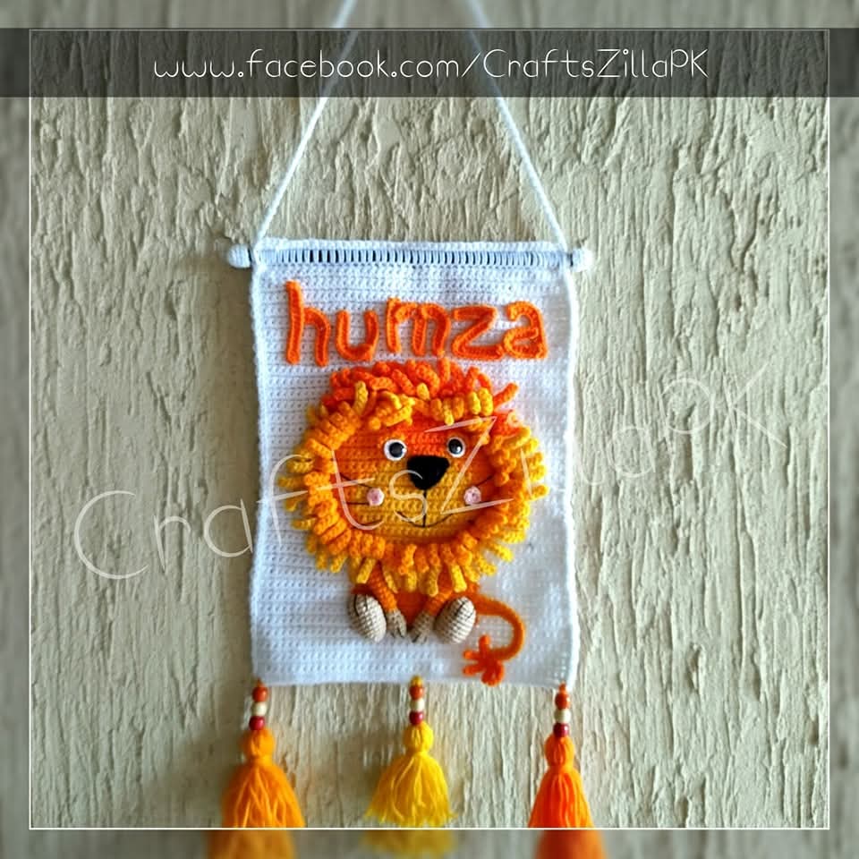 Personalized Characters Wall Hanging (medium sized)