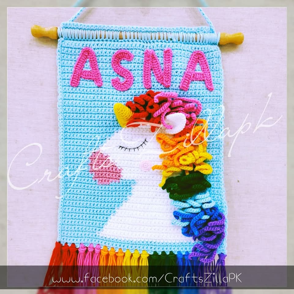 Personalized Characters Wall Hanging (medium sized)