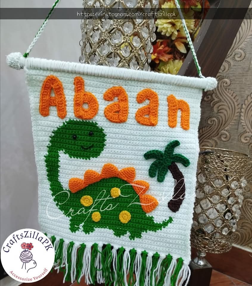 Personalized Characters Wall Hanging (medium sized)