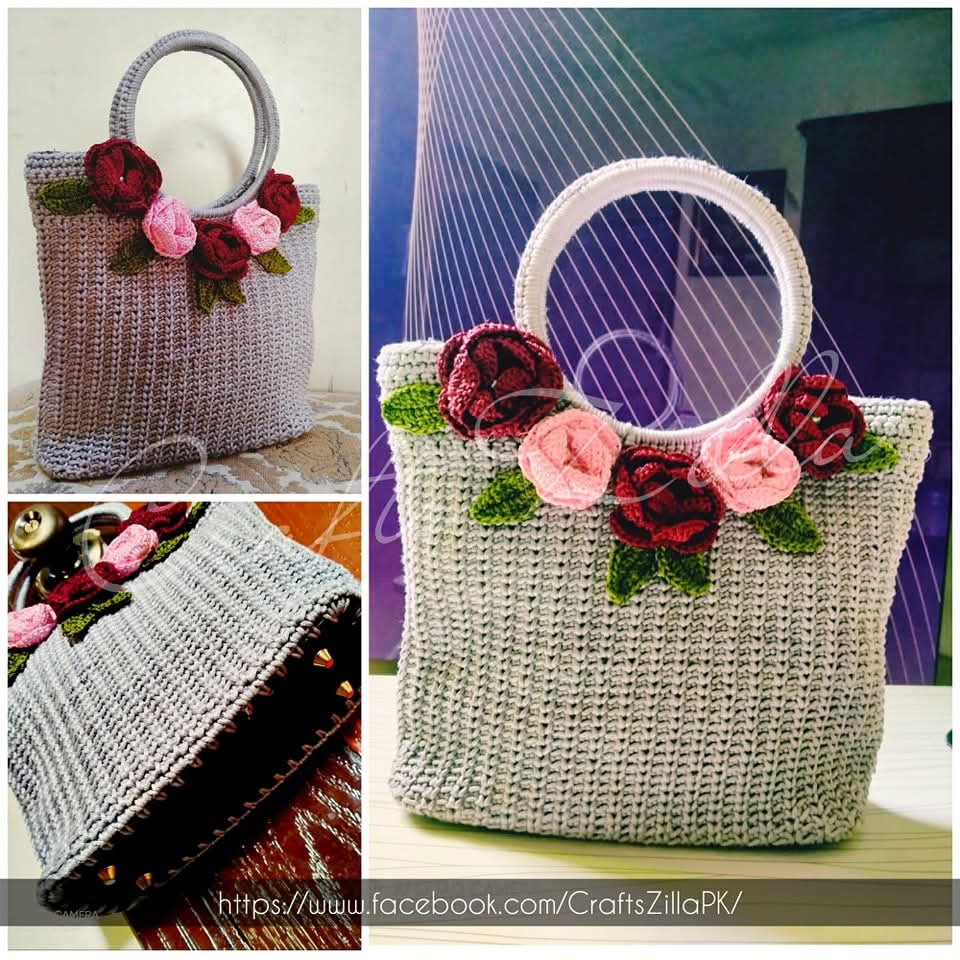 Crochet Decorative Handbag