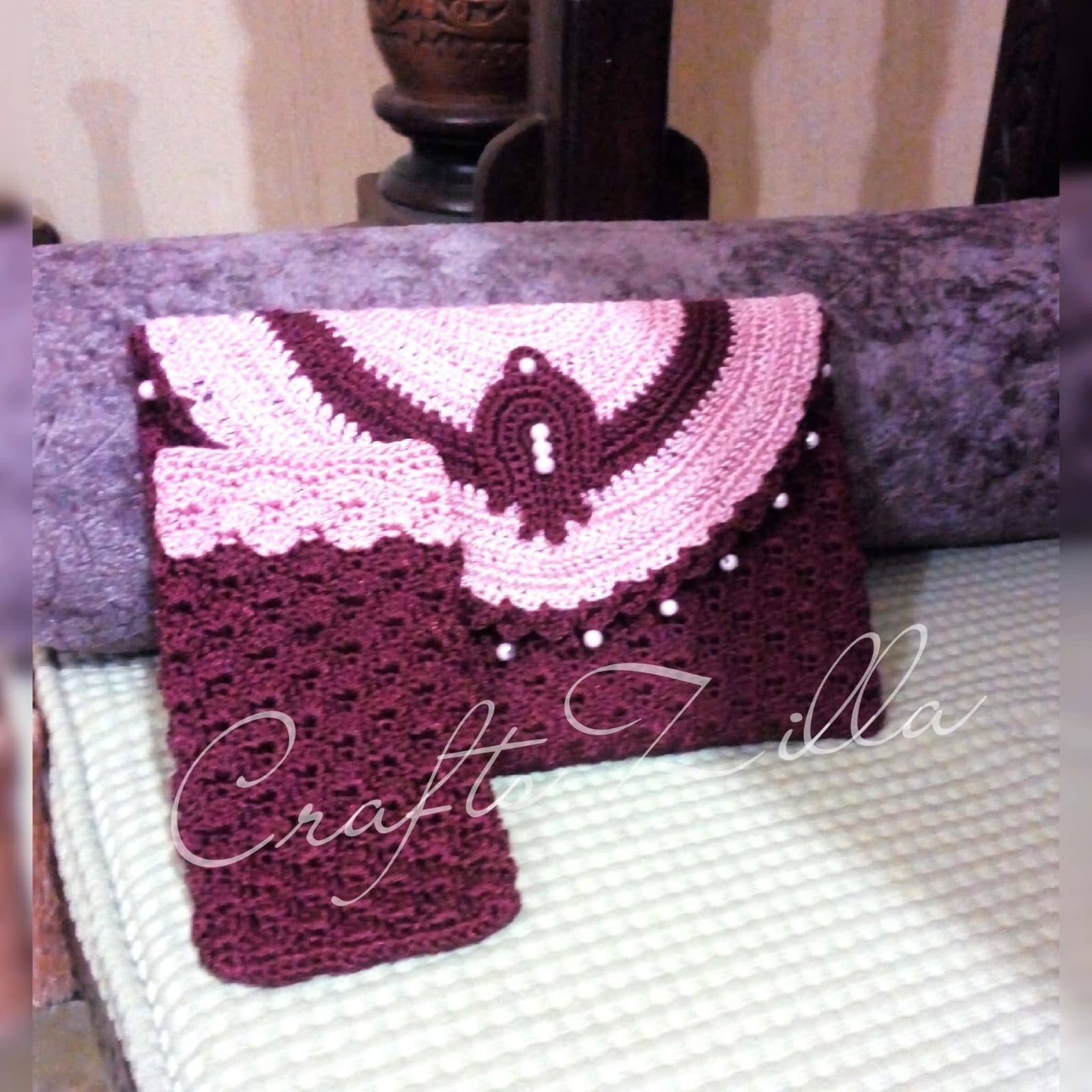 Crochet Clutch + Phone Cover