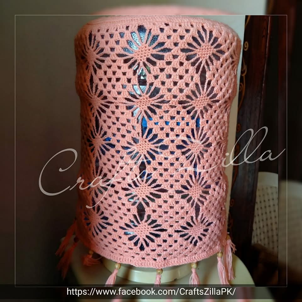 Crochet Water Dispenser Bottle Cover