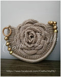 Crochet Rose Bag