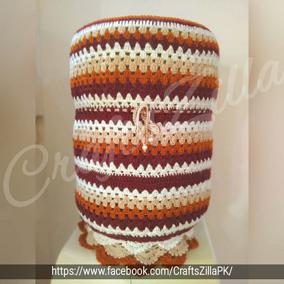 Crochet Water Dispenser Bottle Cover