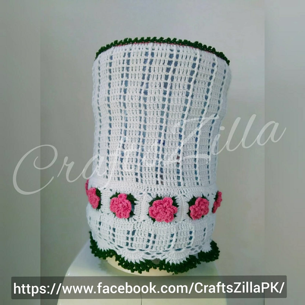 Crochet Water Dispenser Bottle Cover