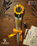 Handmade Crochet Sunflower – Everlasting Home Decor