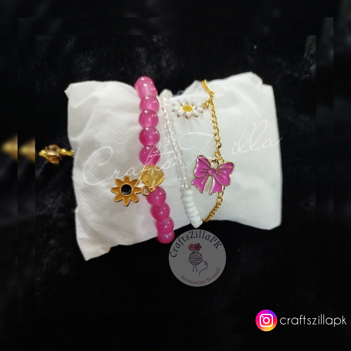CraftsZilla Beaded Bracelets – Effortless Style, Handcrafted for You