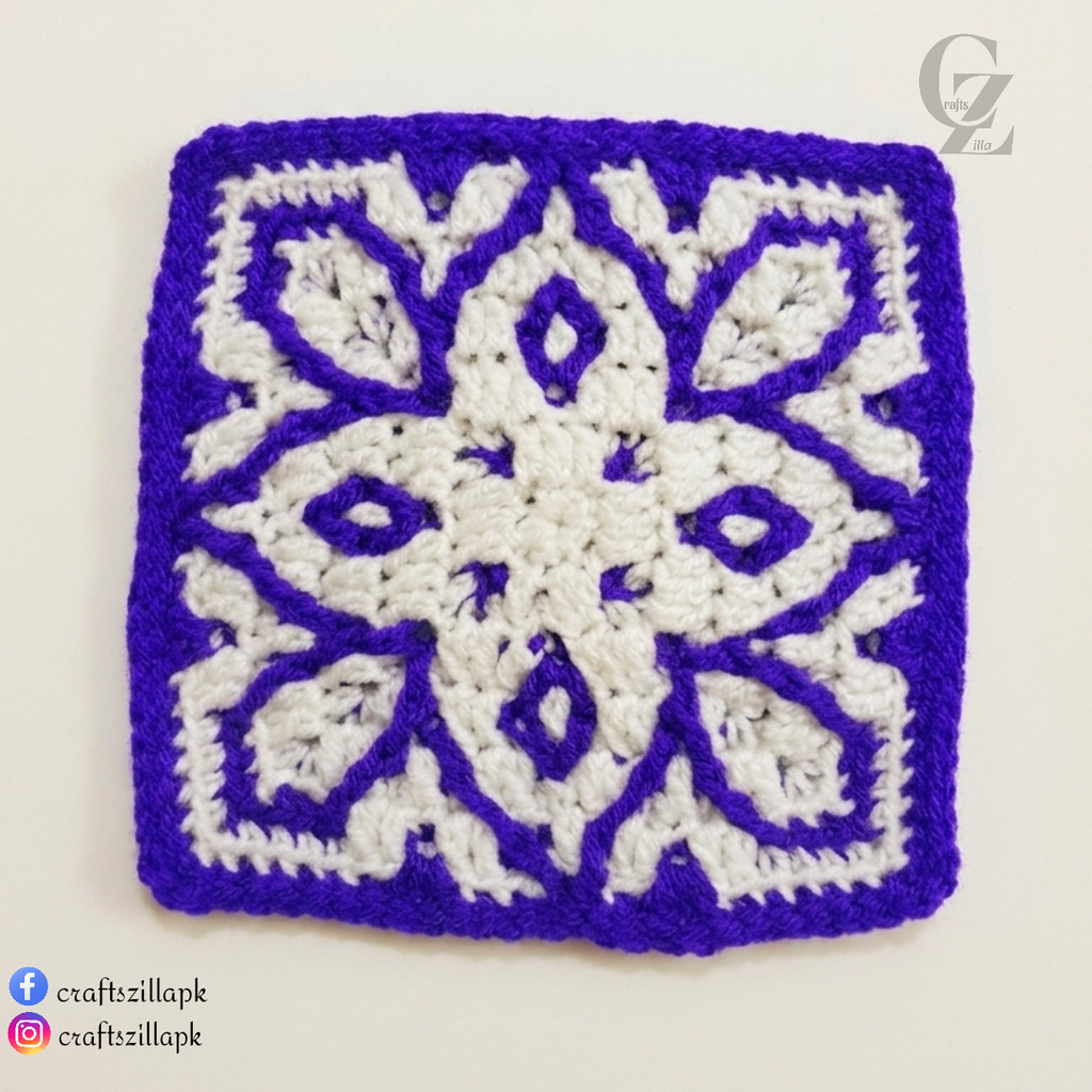 Petalique Crochet Coaster
