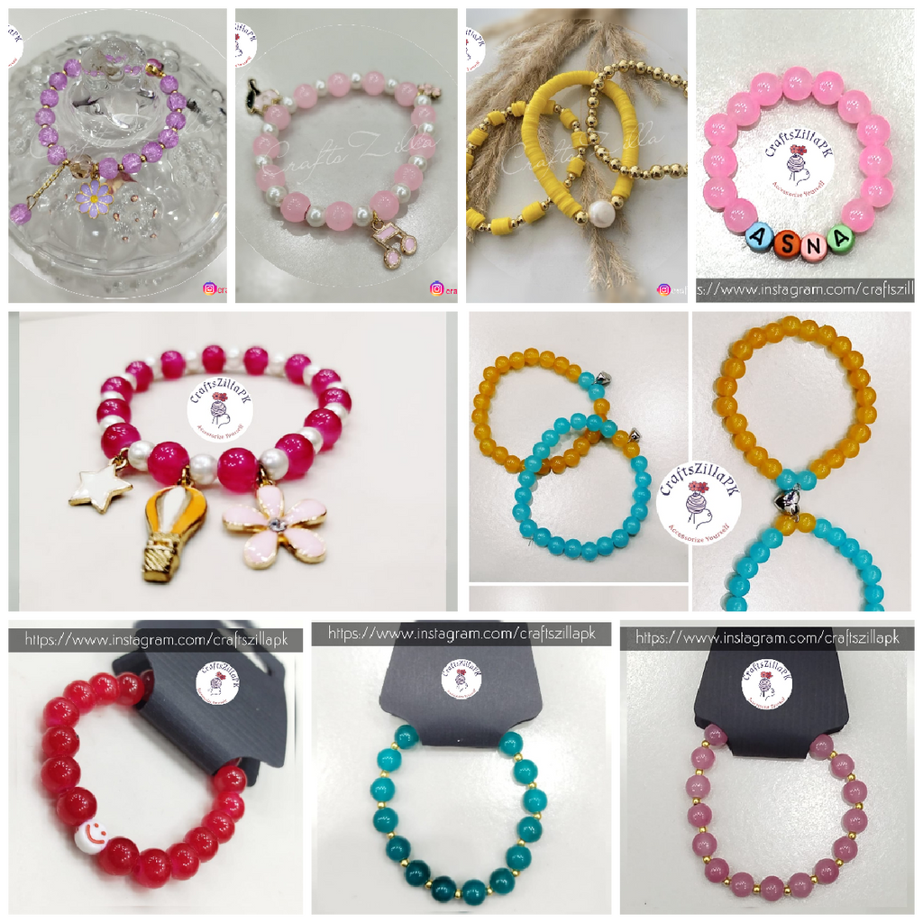 CraftsZilla Beaded Bracelets – Effortless Style, Handcrafted for You