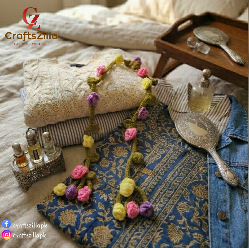Crochet Floral Paranda